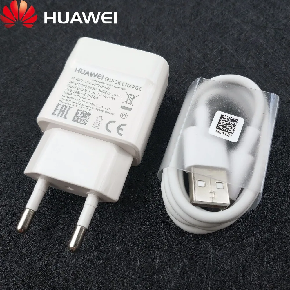 

Original Huawei Honor 8 9 Charger Huawei P20 Lite P10 lite P9 lite P10 P9 Honor 8X 10 lite 9V 2A qc2.0 Quick Fast Charge Adapter