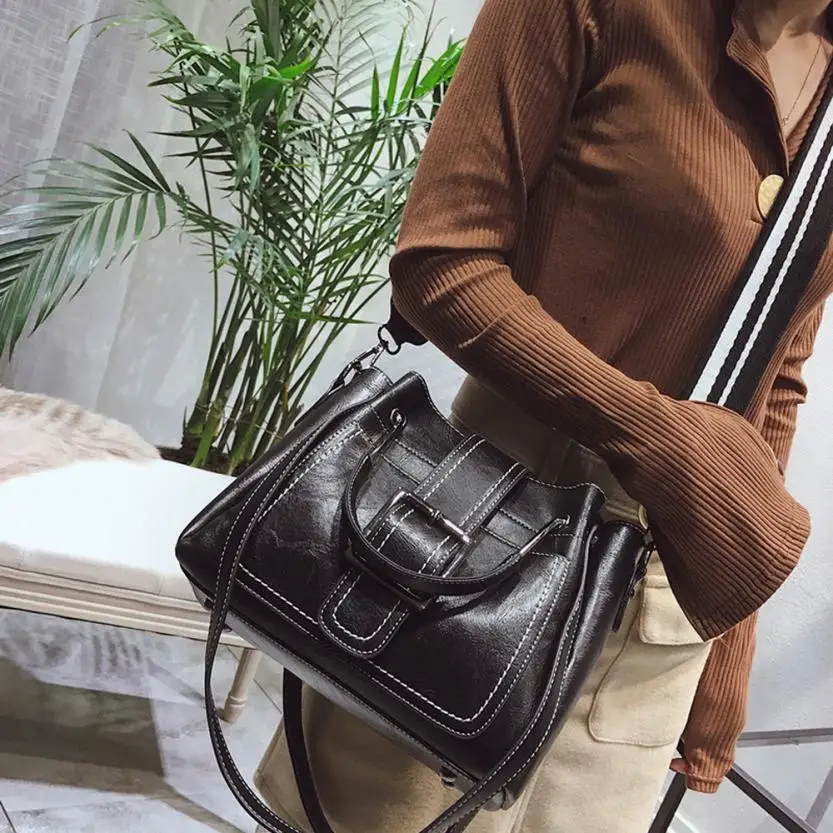 Molave сумка на плечо, новинка, высокое качество, кожа, модная, Ретро стиль, с ковшом, Corssbody, сумка и сумочка, сумка на плечо, женская, MAR7