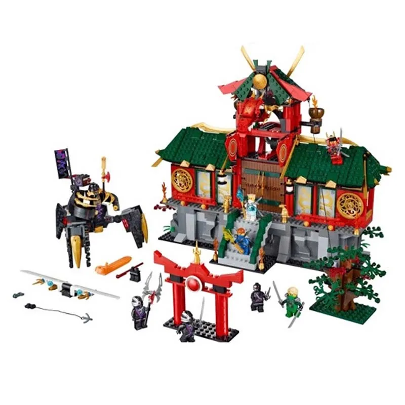 

1223Pcs Ninja Thunder Swordsman Castle Model Blocks Toys Compatible Toys for Children Toys Compatible LegoINGlys 70728