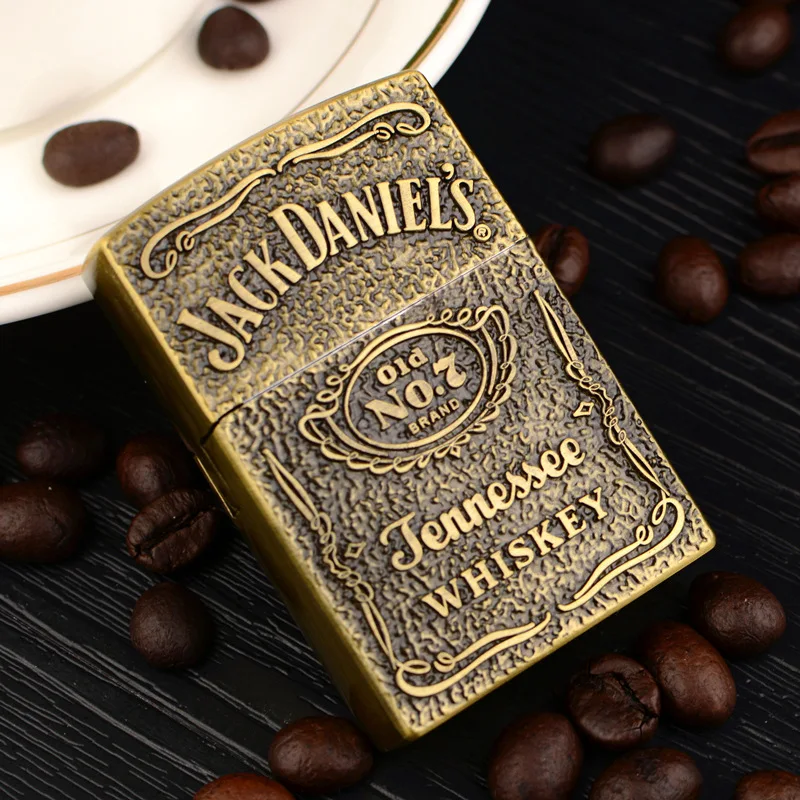 

Metal lighter, Emery wheel gas lighter. Men's gift Household Merchandises,Lighters & Smoking Accessories.