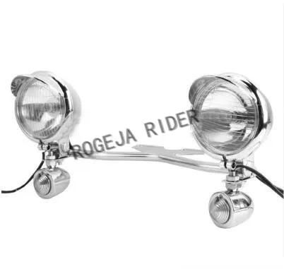 

For Kawasaki Vulcan VN 800 900 1500 1600 1700/Honda Shadow Ace Spirit VT750 VT1100 TX 1300 C Passing Turn Signals Fog Light Bar