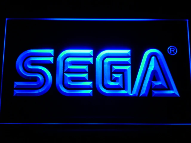 E054 sega светодиодный неоновый светильник с переключателем вкл/выкл 20+ цветов 5 размеров на выбор