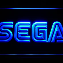 E054 sega светодиодный неоновый светильник с переключателем вкл/выкл 20+ цветов 5 размеров на выбор