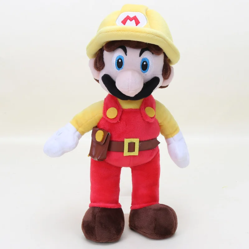 28 см Super Mario Bros Плюшевые куклы мастер Mario Мягкие плюшевые игрушки куклы Подарки