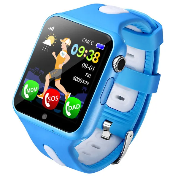 

JQAIQ Kids Smart Watch Phone Support Sim Card Safety Monitoring Quick Call Safe Clock Emergency Security Smartwatch Kids Tracker