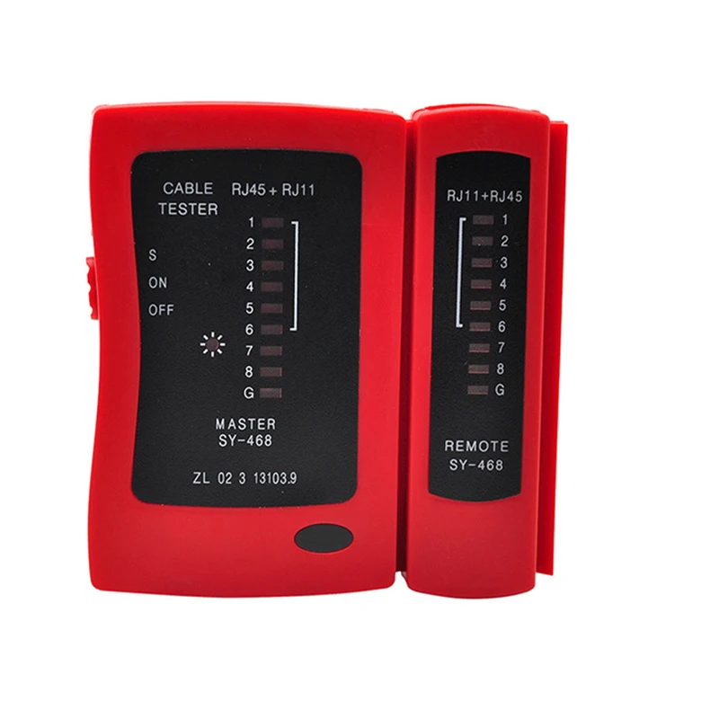 

RJ45 RJ11 Network Cable Lan Tester Auto Network Cable LED Tester Ethernet/Telephone/BNC/HDMI Repair Tool Fast /Slow mode