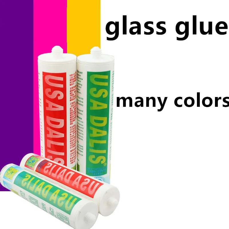 Waterproof mildew proof glass glue kitchen and toilet sealing glue