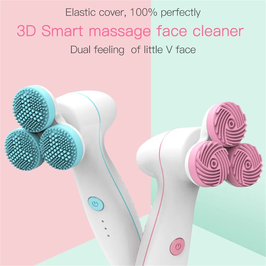 

Silicone Facial Cleaning Brush Skin Care Wash Cleansing Device Beauty Convenient Silicone Make Cleaning Tool Machine NewF6.24