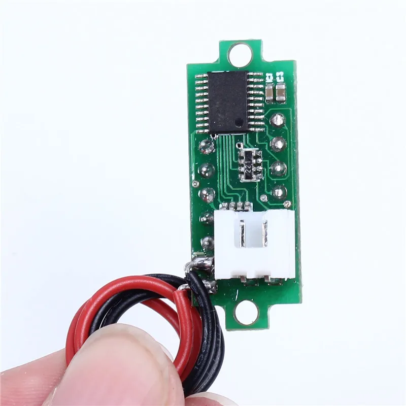 DC 4 28V 0 28 &quotцифровой термометровый Зеленый цифровой термометр NTC металлический