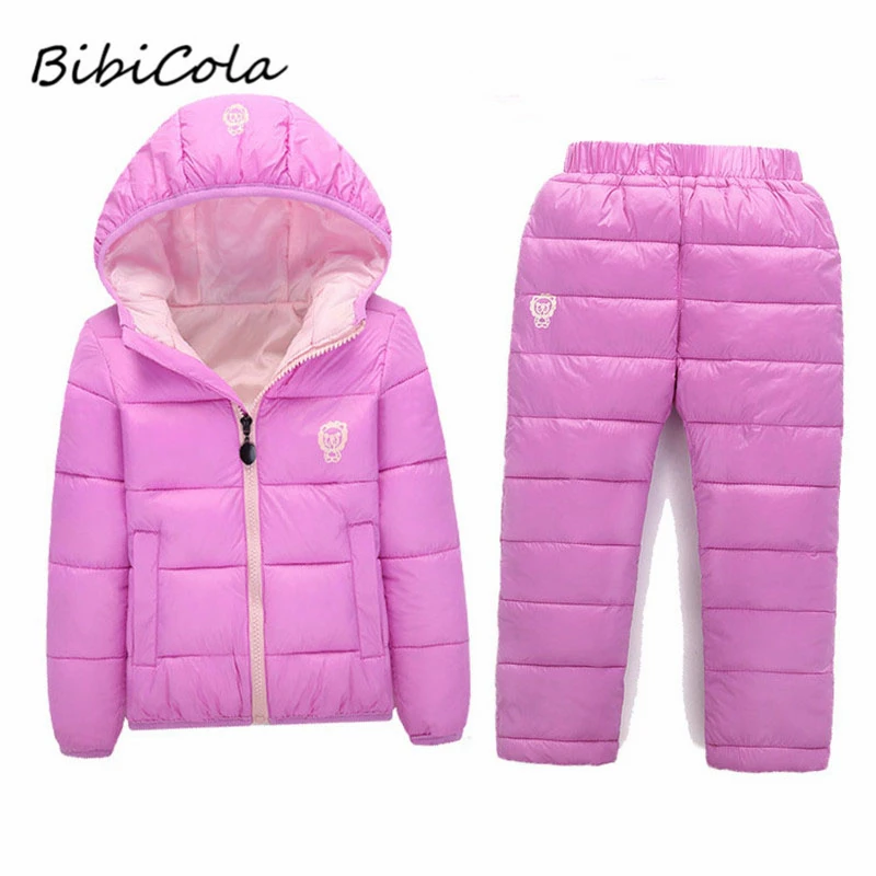 

BibiCola Little Girl Jacket Children Girl Warm Coat Baby Clothes Winter Bebe Clothing Infant Clothes Toddler Kid Winter Snowsuit