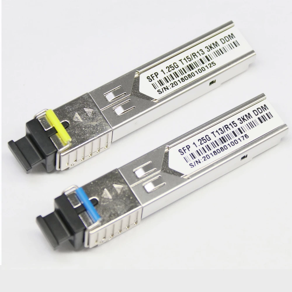 SFP Optical Transceiver Module 1 25G 1310nm 20km with DDM Single Mode 3