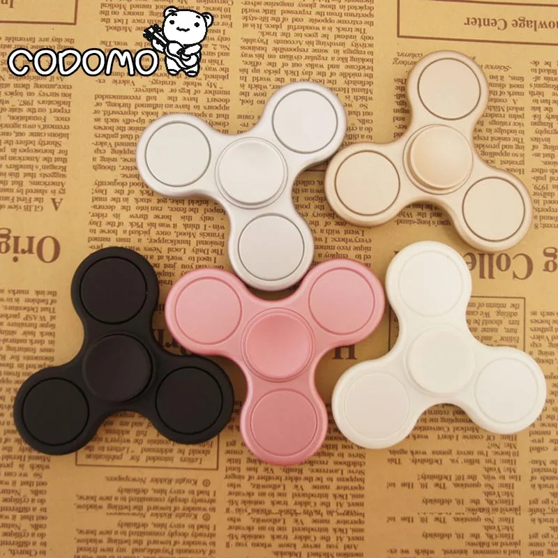 

Cool Tri Fidget Spinners Full Ceramic Bearing Stress Reducer Triangle Blade Camouflage Colorful Spinner Long Rotation Time Toys