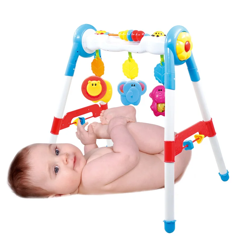 Baby fitness frame music rack baby toy 0 1 year old child baby fitness