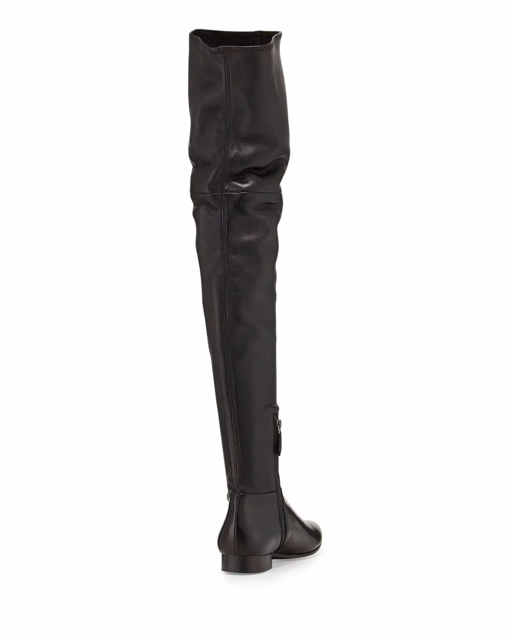 De Bottes Zip Black Rond À Femmes Décontracté Fête D'hiver Dames Le Sur Bout Mode Appartements Genou Côté grey Tenue Longues Aiyoway Noir U7zpRxwx