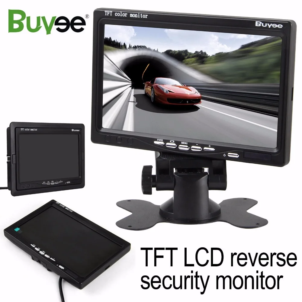 Goede Buyee 7 inch TFT LCD Car Rear View Display Spiegel Monitor voor Truck Parking Auto Reverse Achteruitrijcamera Auto scherm 407