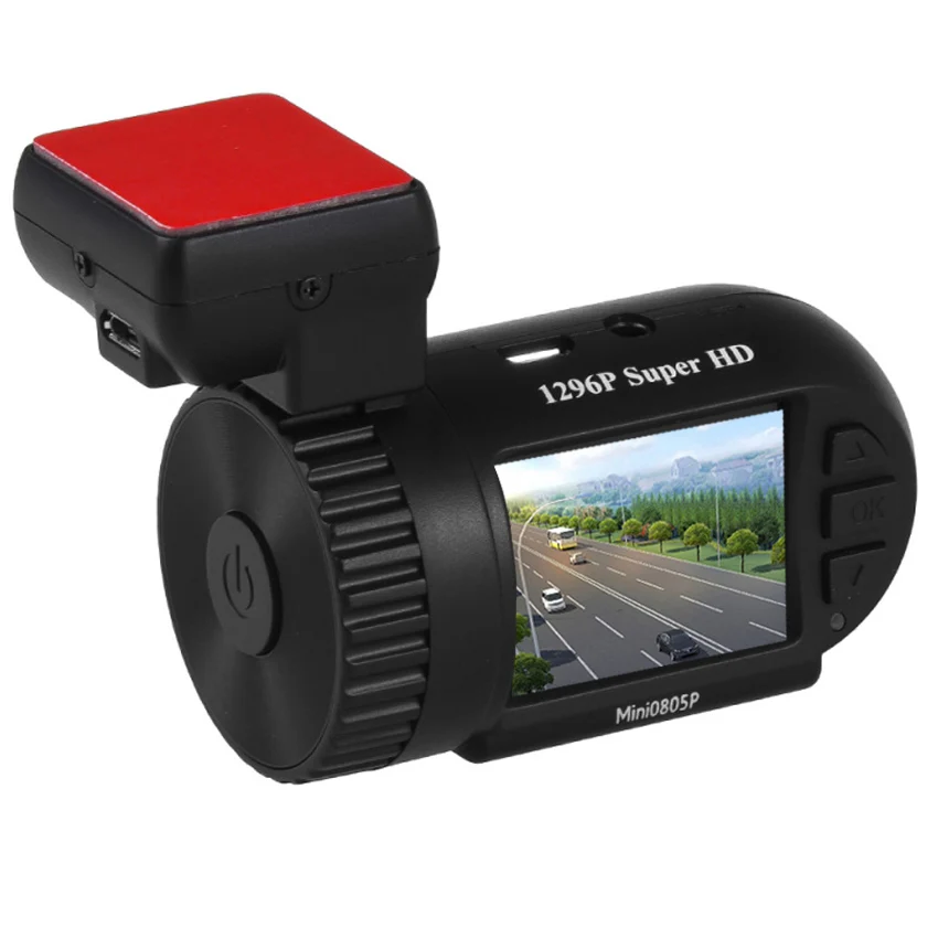 Conkim мини 0805P Автомобильный видеорегистратор 1296p 30fps H.264 WDR gps DVR видео регистратор датчик парковки Защита от низкого напряжения конденсатор