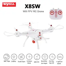 Syma X8SW Wifi FPV RC Quadcopter 6-axis Drone 720P Camera RTF Barometer Original Free shipping