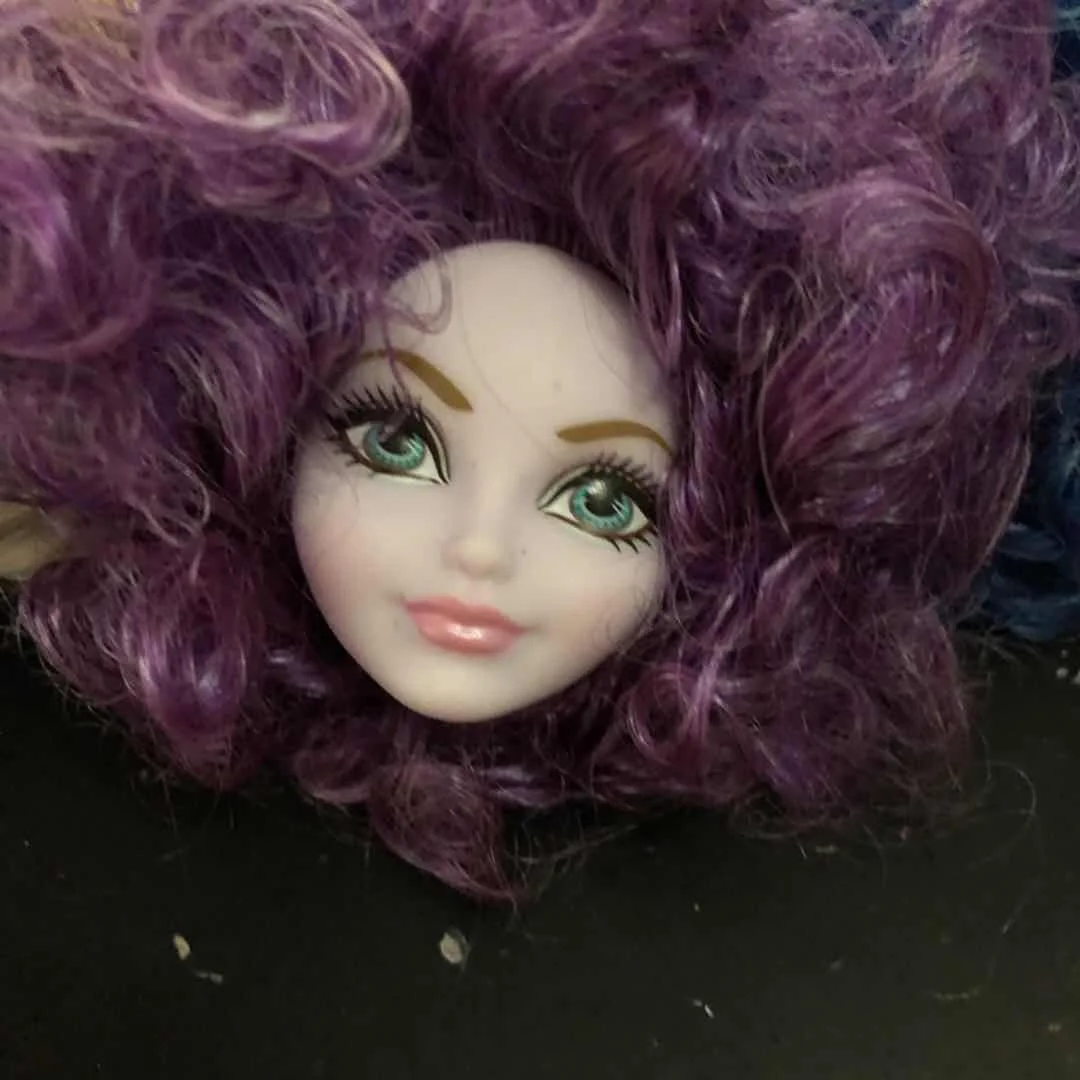 Голова куклы монстра с волосами ПВХ Devil коллекция ограниченная