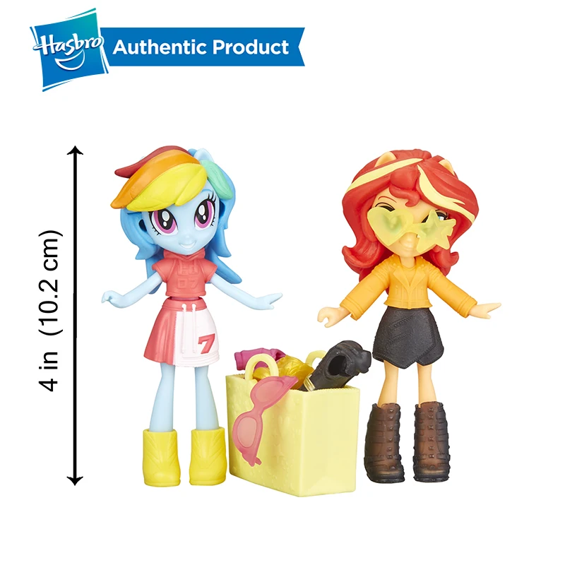 Hasbro My Little Pony Equestria Girls Fashion Squad Rarity Pinkie Pie Rainbow Dash Mini Doll Set - 4-Inch Size - Includes Over 40 Accessories image 6