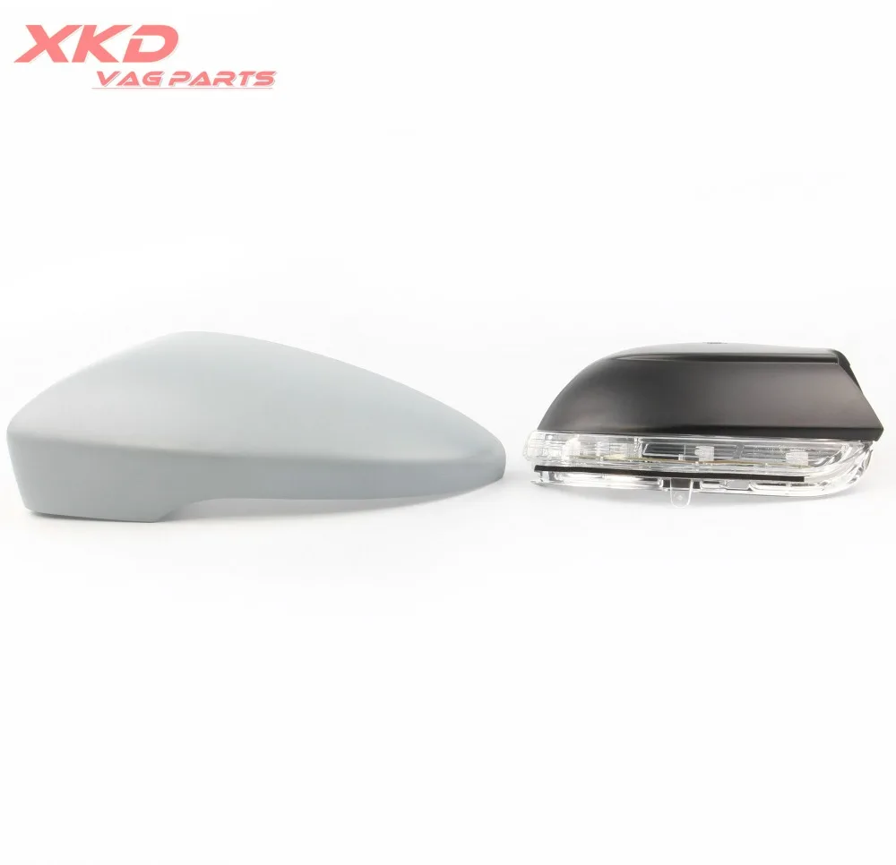 Driver Left Side Mirror Cover&Turn Signal Light Lamp For VW Beetle
