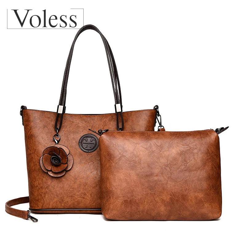 اثنين-قطعة مجموعة جلدية فاخرة حقائب النساء حقائب كبيرة قدرة خمر السيدات حقائب اليد الأعلى مقبض حقيبة الصلبة حمل كيس الكتف اثنين-قطعة مجموعة جلدية فاخرة حقائب النساء حقائب كبيرة قدرة خمر السيدات حقائب اليد الأعلى مقبض حقيبة الصلبة حمل كيس الكتف