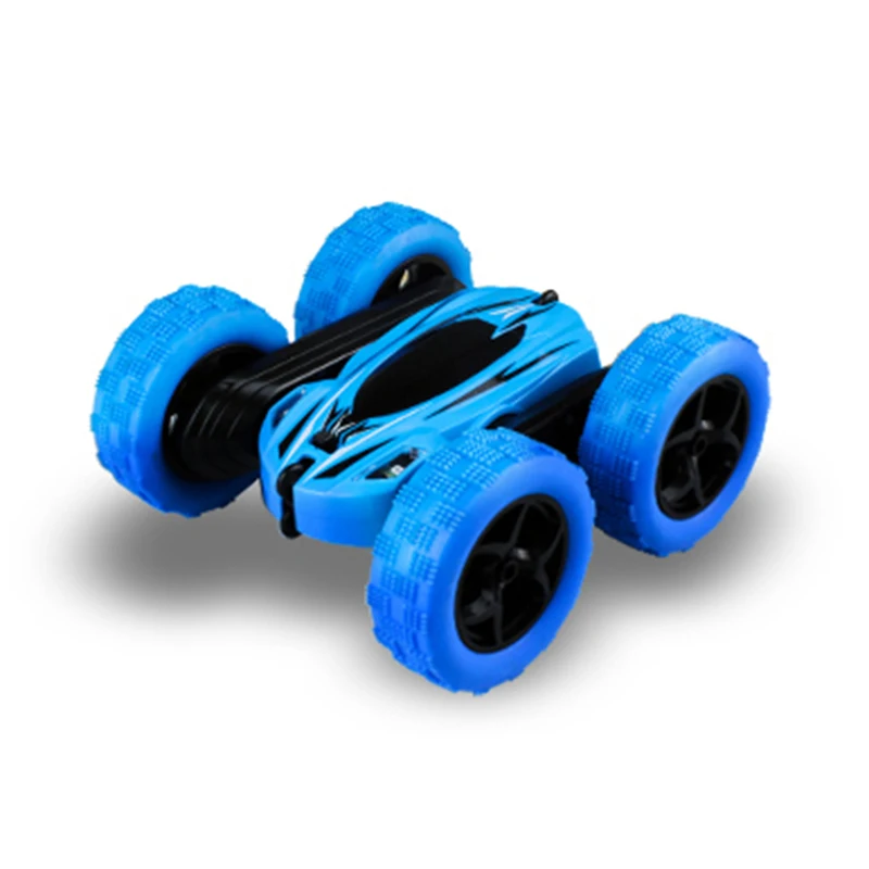 YD JIA RC Автомобиль 2,4G 4CH трюк багги автомобиль Рок Гусеничный ролл автомобиль 360 градусов флип дети робот игрушечные машинки RC для подарков - Цвет: Blue