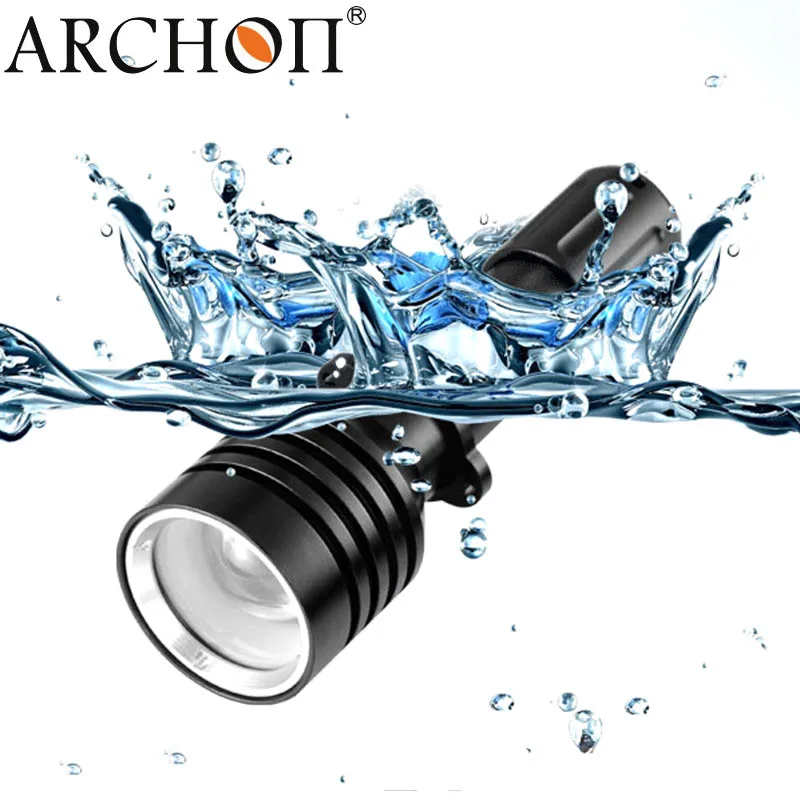 Карманный фонарик для дайвинга ARCHON D10U W16U подводный водонепроницаемый фонарь 3 режима* L2 светодиодный прожектор для дайвинга