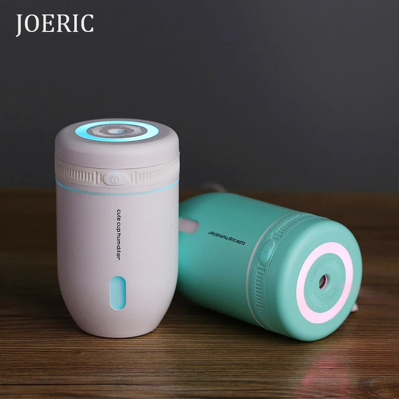 

JOERIC 220ML Portable Air Humidifier Aromatherapy Diffuser with LED Night Light Ultrasonic USB Humidifiers Mist Maker Fogger