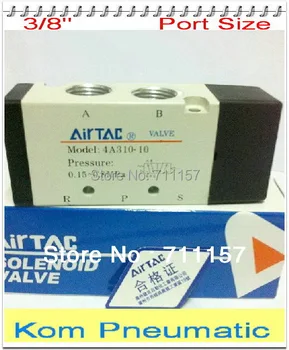 

Air Valve 5 Way Pneumatic Air Control Solenoid Valve Inlet Outlet 3/8" BSP Free Shipping