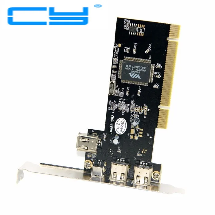 PCI Firewire 1394 порт 400 IEEE pci express 1394A двойной 6pin и 4pin 3 порта карты работы для Windows 7 8|firewire