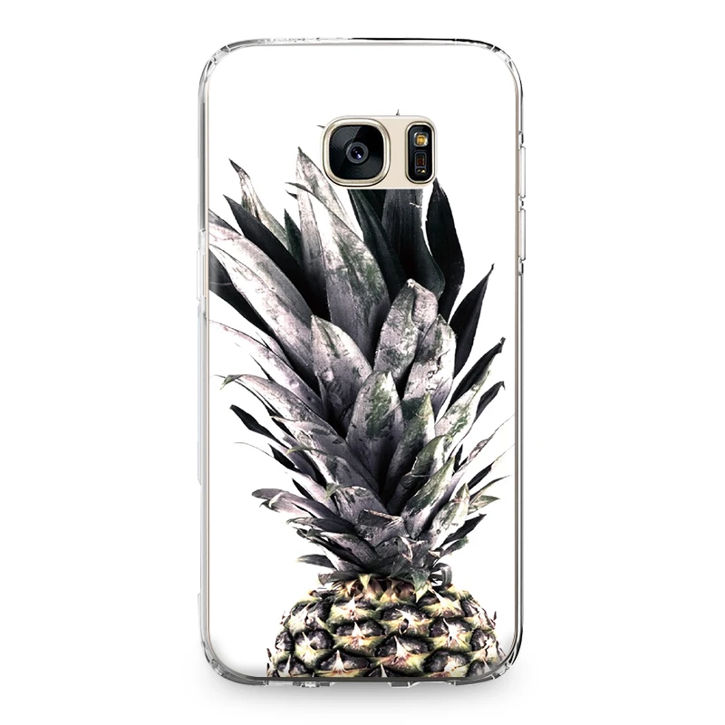Для Samsung Galaxy S5 S6 S7 Edge S8 S9 S10 Plus S10e Grand Prime Note 4 5 8 9 задняя крышка тропические фрукты