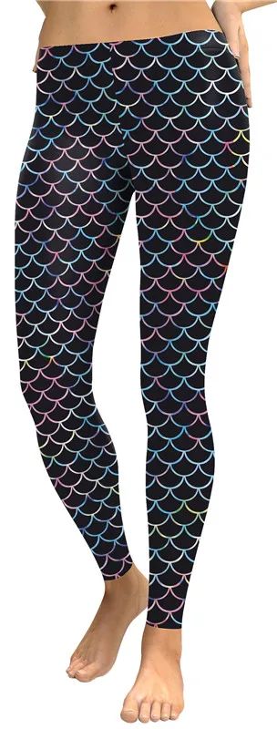 Black mermaid scale legging (1)
