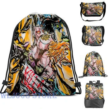 

Funny graphic print shoulder Bags women Yoshikage Kira Jojos Bizarre Adventure Single shoulder backpack travel for men Gym Bag
