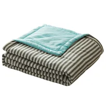 Новое летнее дышащее одеяло из стираного хлопка для взрослых, супер мягкое одеяло s на диван, кровать, зимняя простыня, покрывало, одеяло
