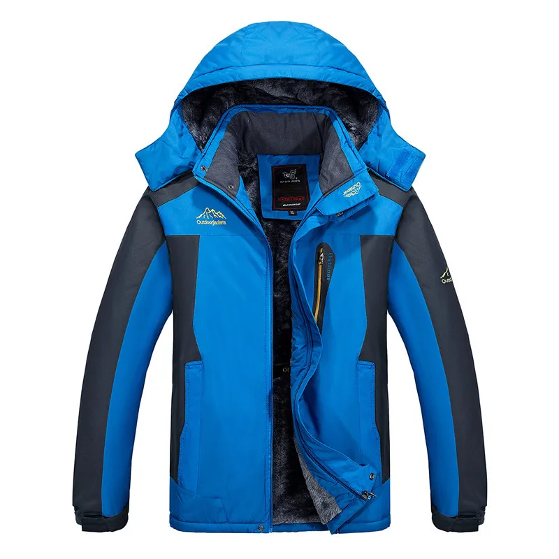 Winter Men Jacket 2018 Brand Casual Mens Cotton Jacket Plus Velvet Thick Men's Jacket Large Size 8XL 9XL Jacket Male Clothing Winter Men Jacket 2018 Brand Casual Mens Cotton Jacket Plus Velvet Thick Men's Jacket Large Size 8XL 9XL Jacket Male Clothing