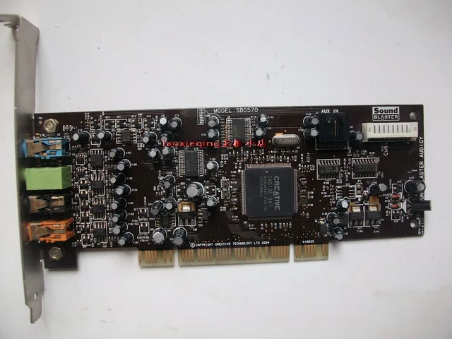 Оригинальный disassemble1PCS/партия PCI7.1 звуковая карта Creative Audigy SE 64-bit (SB0570) поддержка Win7 win8