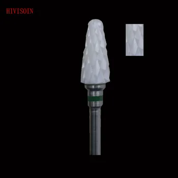 

5Pcs/Lot Conical Shape- Cross Cut - White Zirconia Ceramic Dental Lab Burs - ISO 201 (XC) 0302.060
