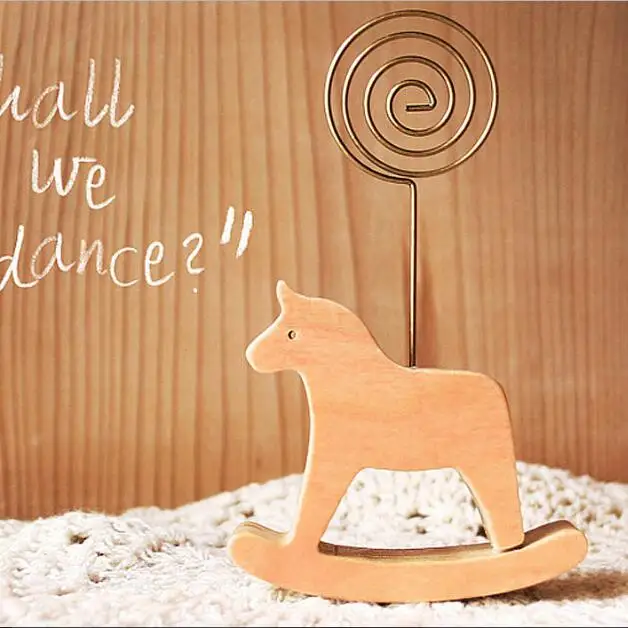 1 Pc Kawaii Animale Coreano Tavolo In Legno Festa Di Nozze Foto Clip Di Supporto Porta Fotos Memo Clip Di Nota Clip Di Supporto Di Home Office Regalo 