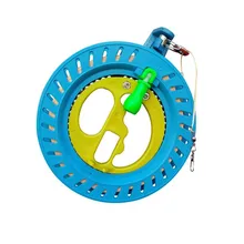 Livraison gratuite haute qualité 15 cm cerf-volant bobine 120 m ligne cerf-volant en plein air dragon mouche girouette enfants jouets vent chaussette aigle fun usine(China)