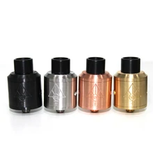 Authentic 528 Custom Vapes Goon RDA 24mm Atomizer Tank Black Brass Copper Silver Electronic Cigarettes Vaporizer