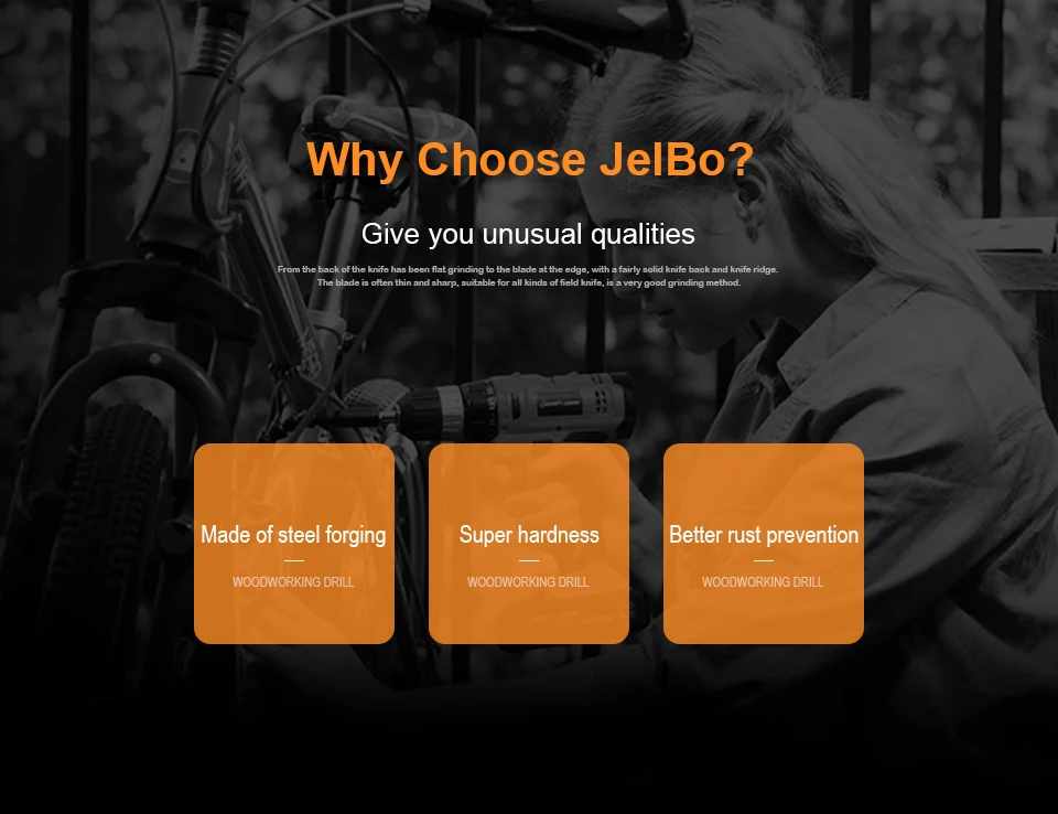 JelBo 4 шт. зенковки сверло+ 1 шт. шестигранный хвостовик 5 Флейта фаски развёртки Инструмент Сверла Набор для деревообработки(3/4/5/6 мм