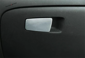 

Yimaautotrims The Copilot Storage Box Sequins Panel Cover Trim Fit For Hyundai Tucson 2016 - 2020 ABS / Matte Interior Mouldings