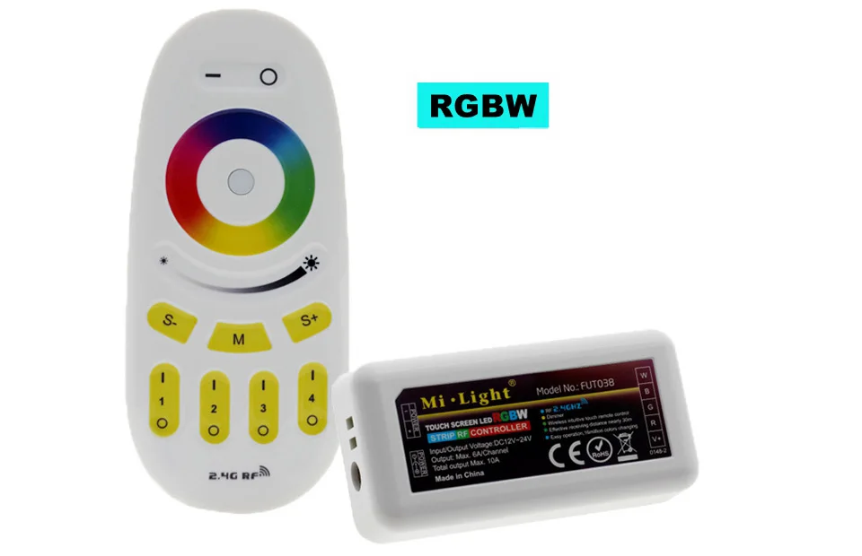 Mi. Light беспроводной диммер 2,4G RF пульт дистанционного управления для RGB/RGBW/RGBCCT/двойной белый DC12V-24V светодиодные полосы света