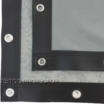 

200" 16:9 Folding Portable PVC Rear Projection Screen Professional Film Curtain to Home TV 3D DLP Outdoor Image Beamer Projector