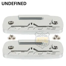 2 шт. мотоцикл велосипед часть Chrome спереди Главный тормозной цилиндр водохранилище заглушки для Suzuki Boulevard M109R 2006- неопределенных