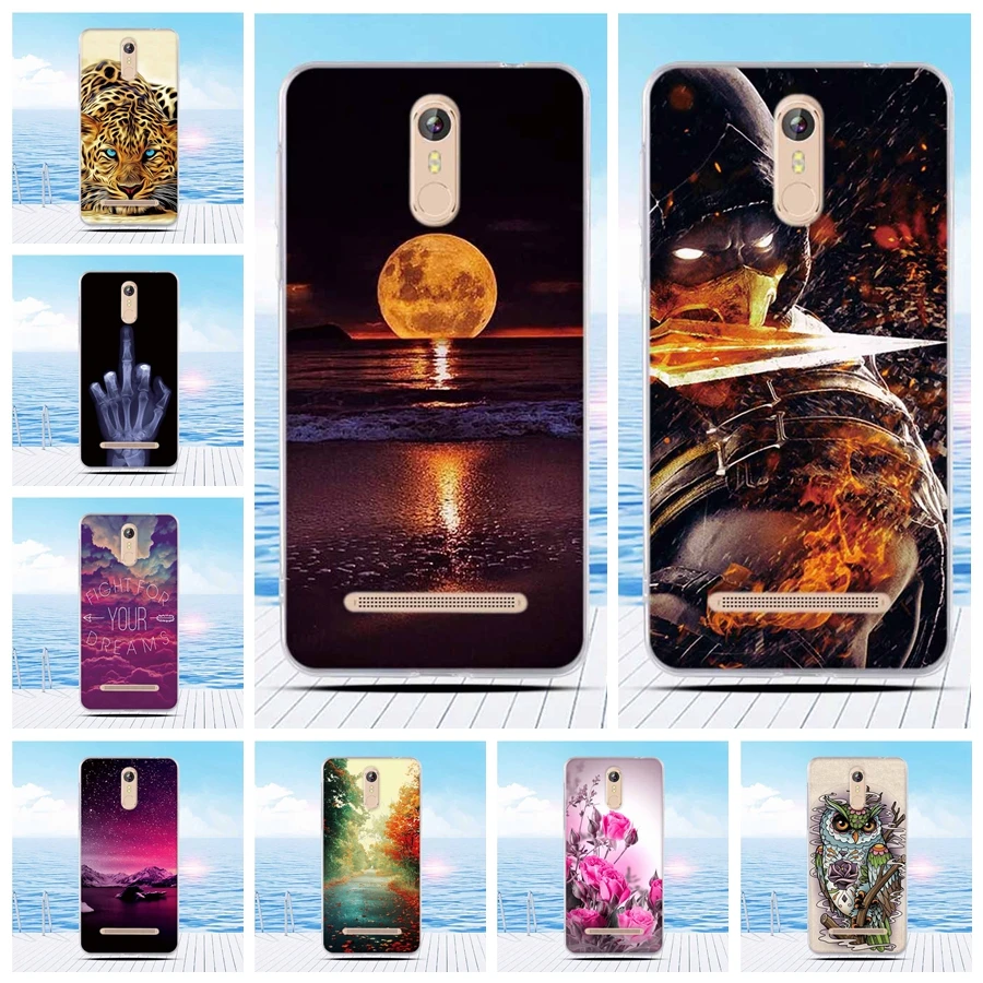 Soft Silicon Phone Case For Leagoo M8 Pro Housing Cover Flower Bag Shell Back |