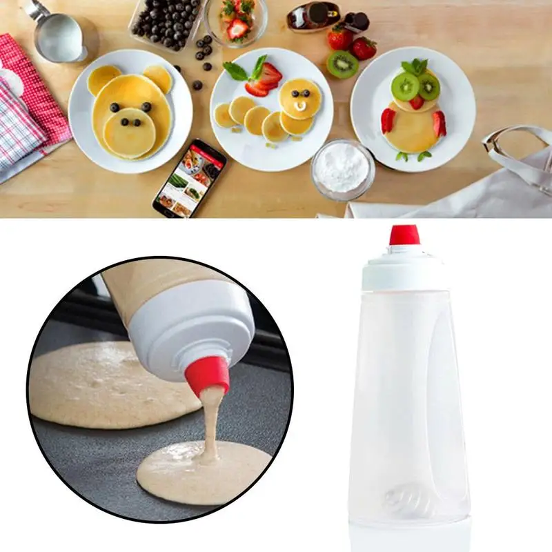 Mix Bottle Cupcake Muffin Pancake Dispenser Tool Waffle Blender Bottle