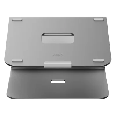 Держатель для ноутбука для компьютера Macbook Настольный Лифт Регулировка тепловыделения увеличение кронштейн из алюминиевого сплава - Цвет: Gray