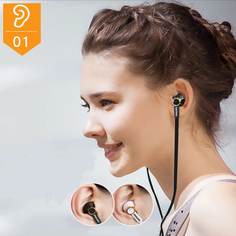 Philips Original Tx2 нанимает наушники HIFI Fever с шумоподавлением для Huawei xiaomi Phone|Наушники и