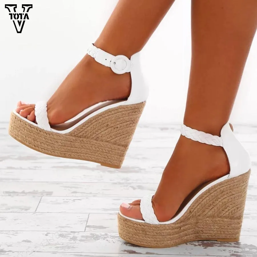 Aliexpress.com : Buy VTOTA Summer Women Gladiator Sandals Wedges High ...